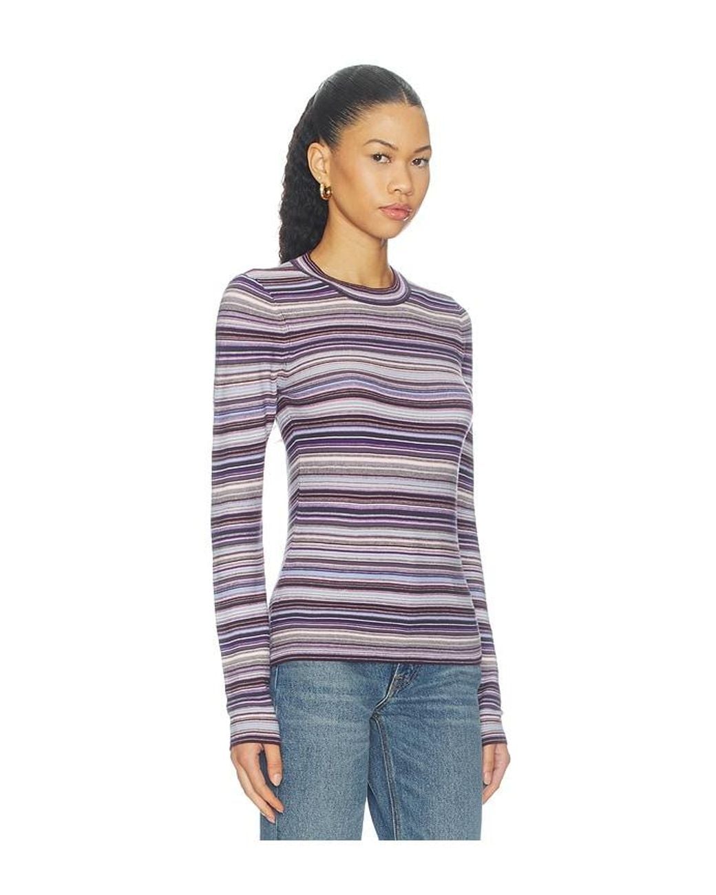 Pistola Blue Madison Long Sleeve Crew Neck Sweater Tee