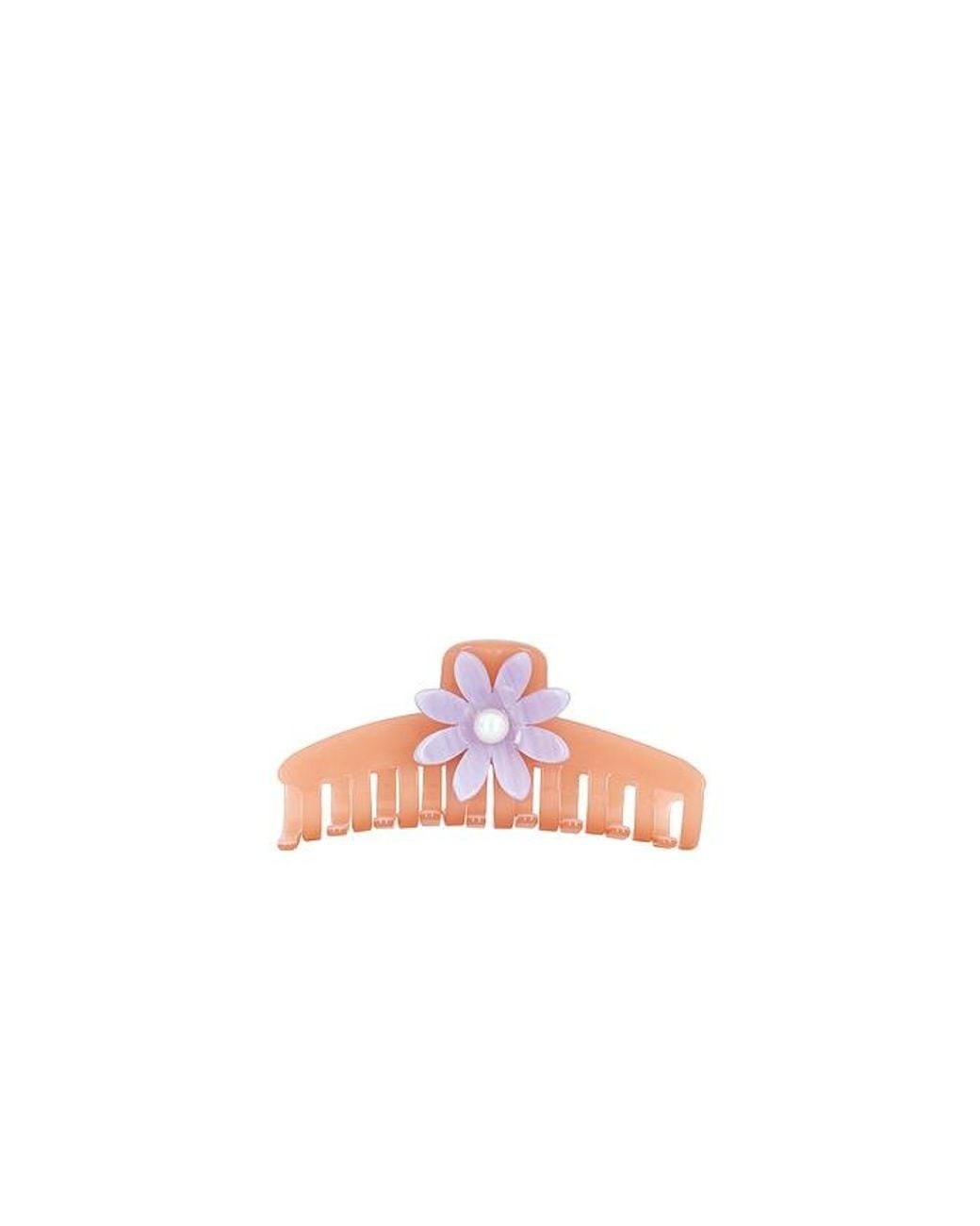 Lele Sadoughi Pink Daisy Claw Clip