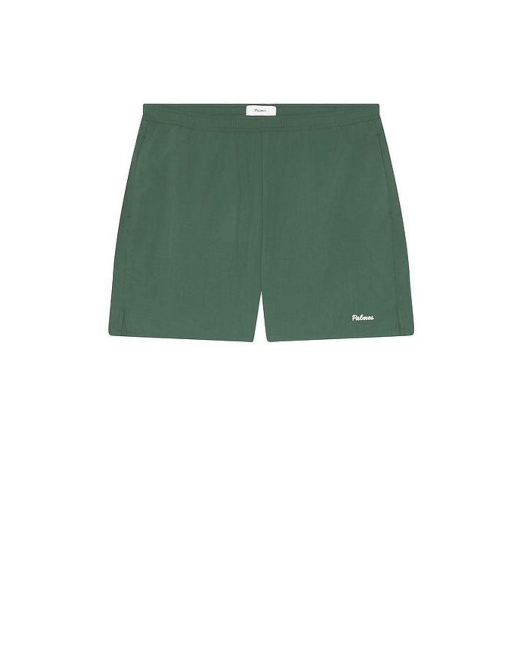 Palmes Green Stitch Tennis Shorts for men