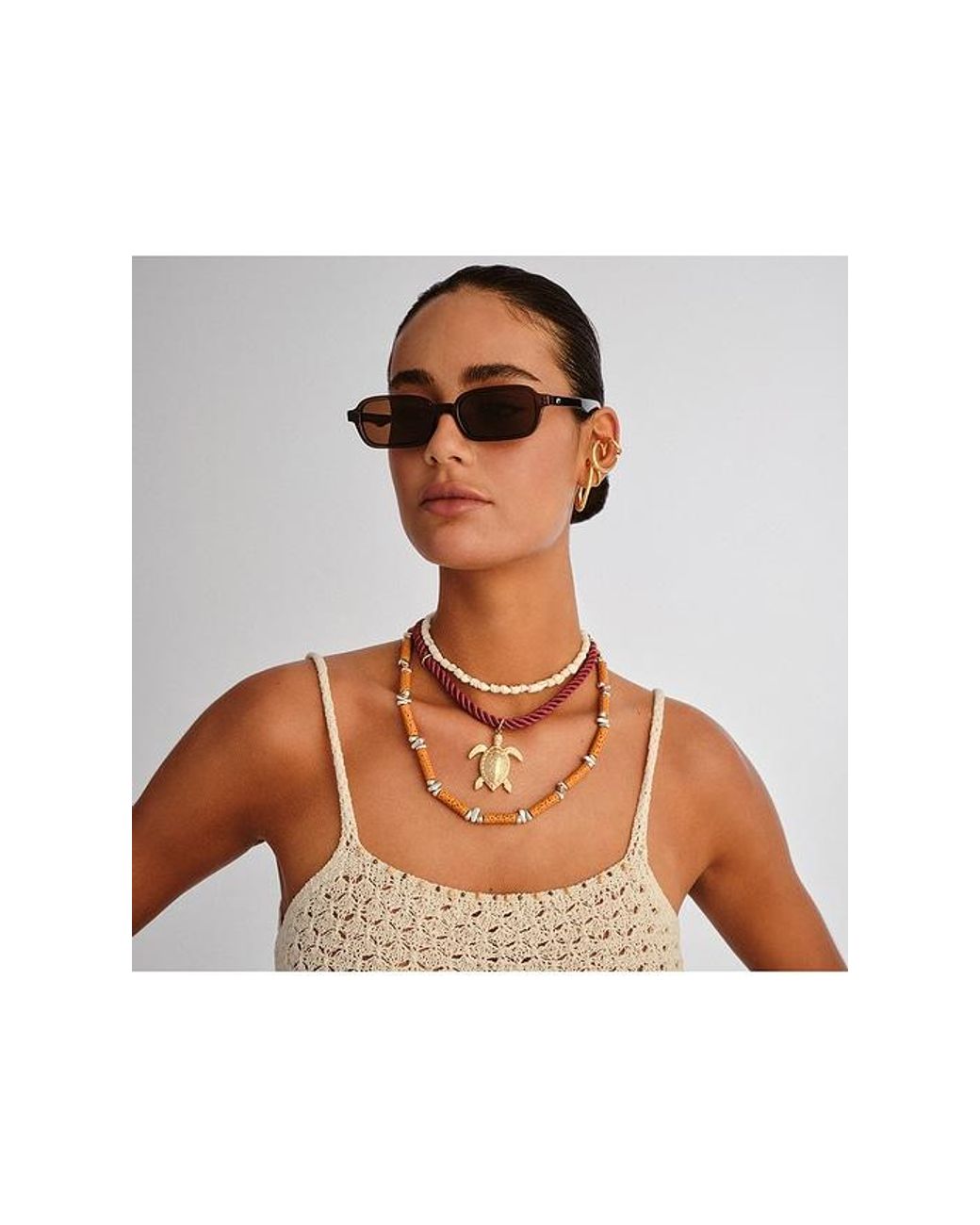 Le Specs Brown Pilferer Sunglasses