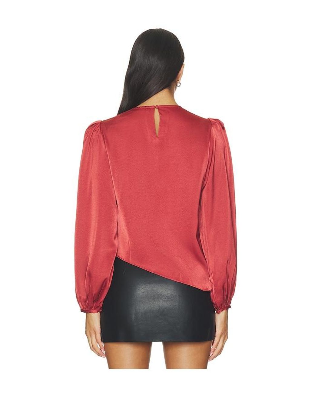 Astr Red Beatrice Top