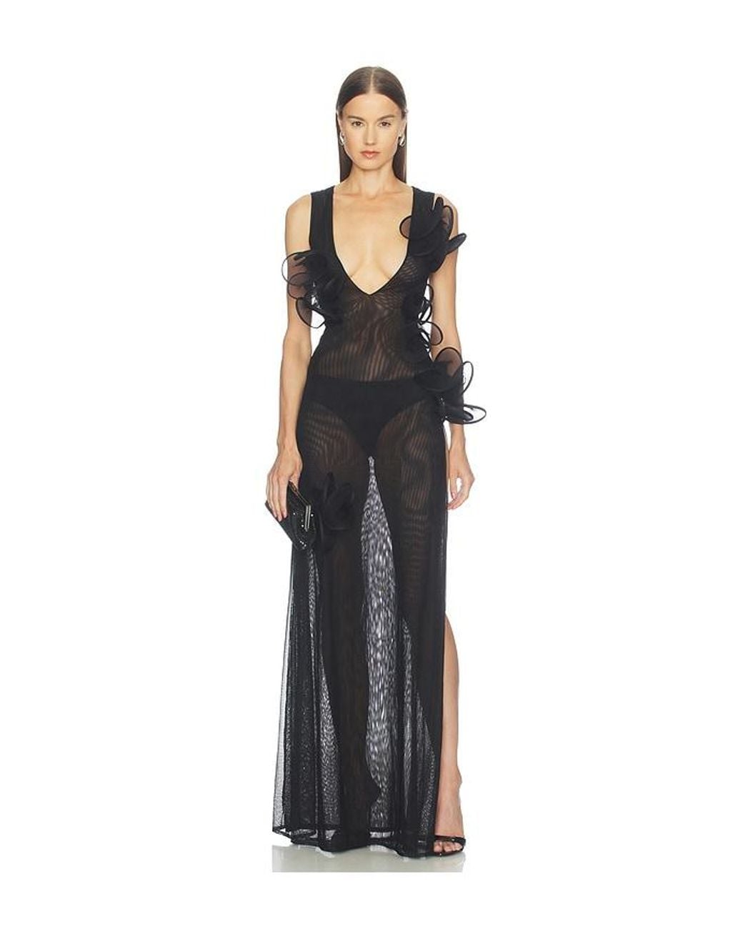 Sid Neigum Black Scribble Dress