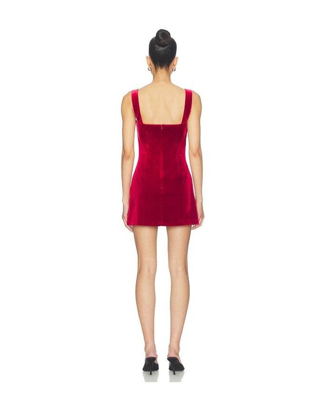 Amanda Uprichard Red Soho Romper