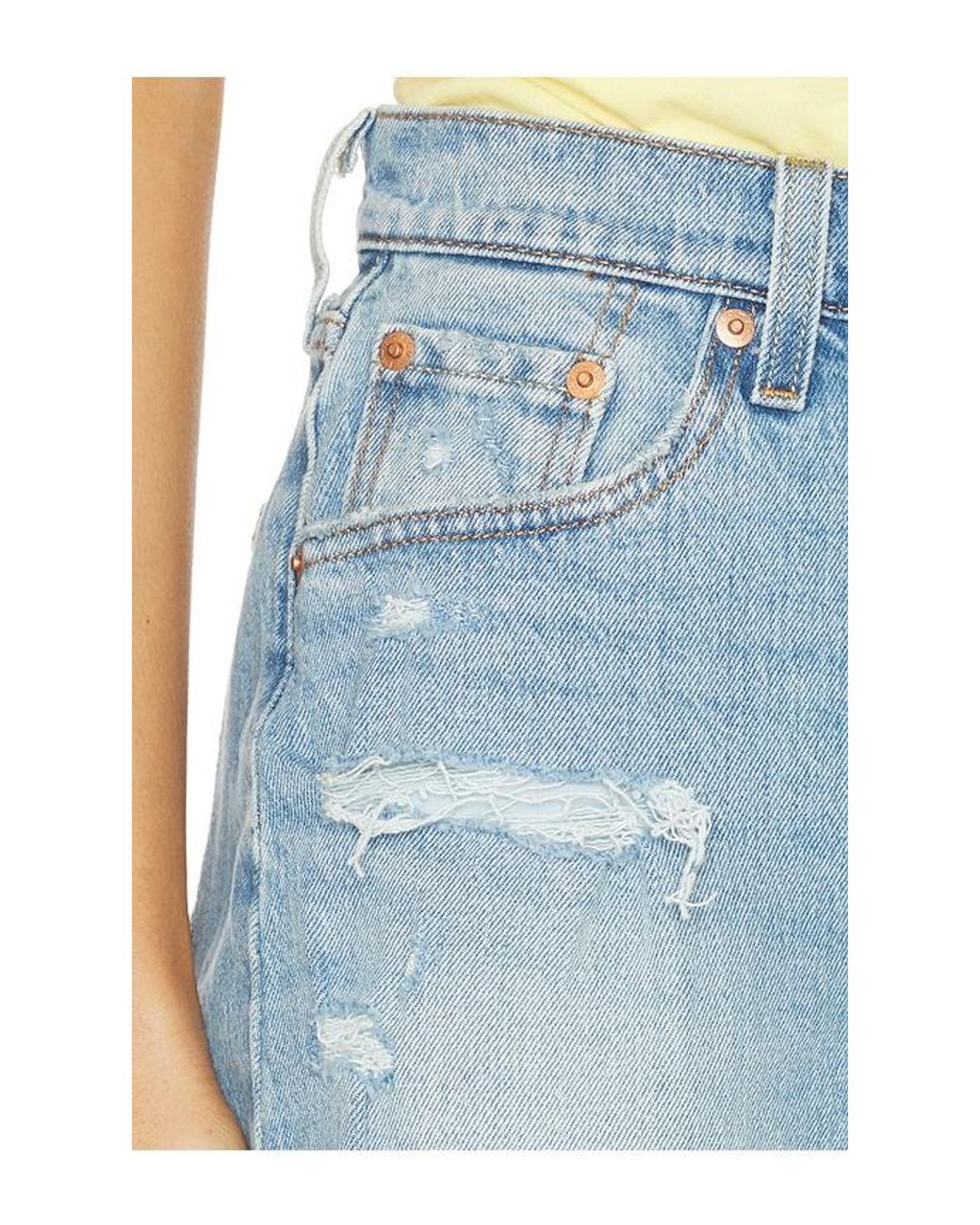 Levi's Blue 501 Curve Short