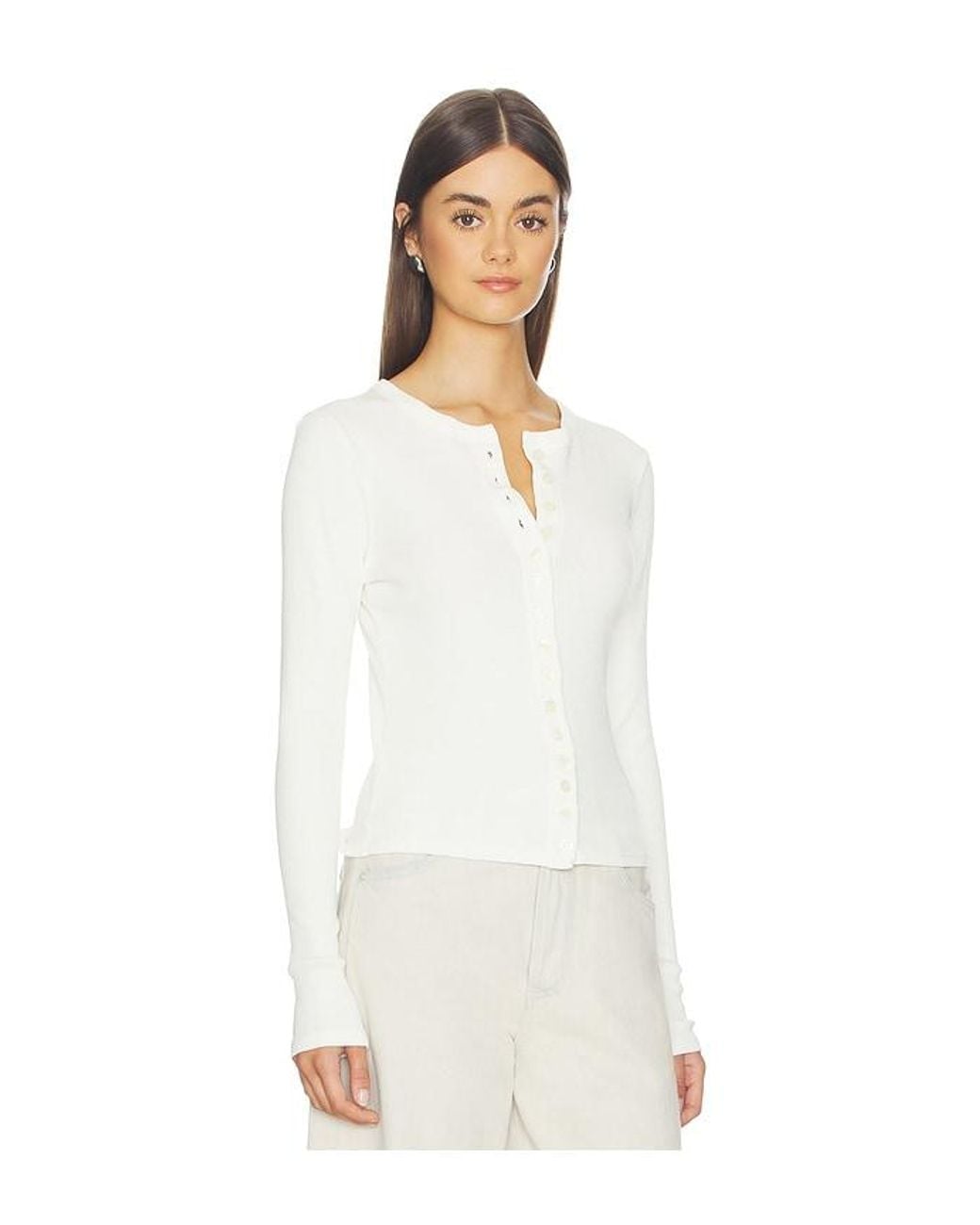 Citizens of Humanity White Kari Long Cardigan
