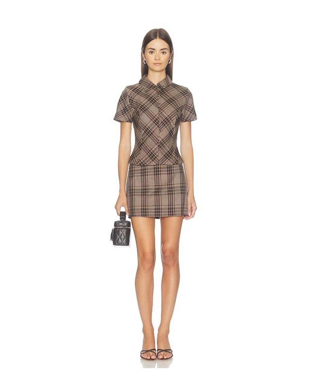 superdown Brown Mariam Top