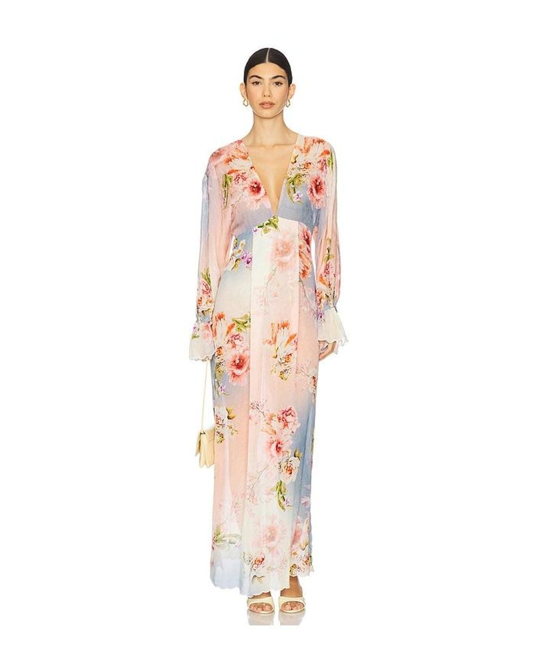Hemant & Nandita White X Revolve Teien Caftan
