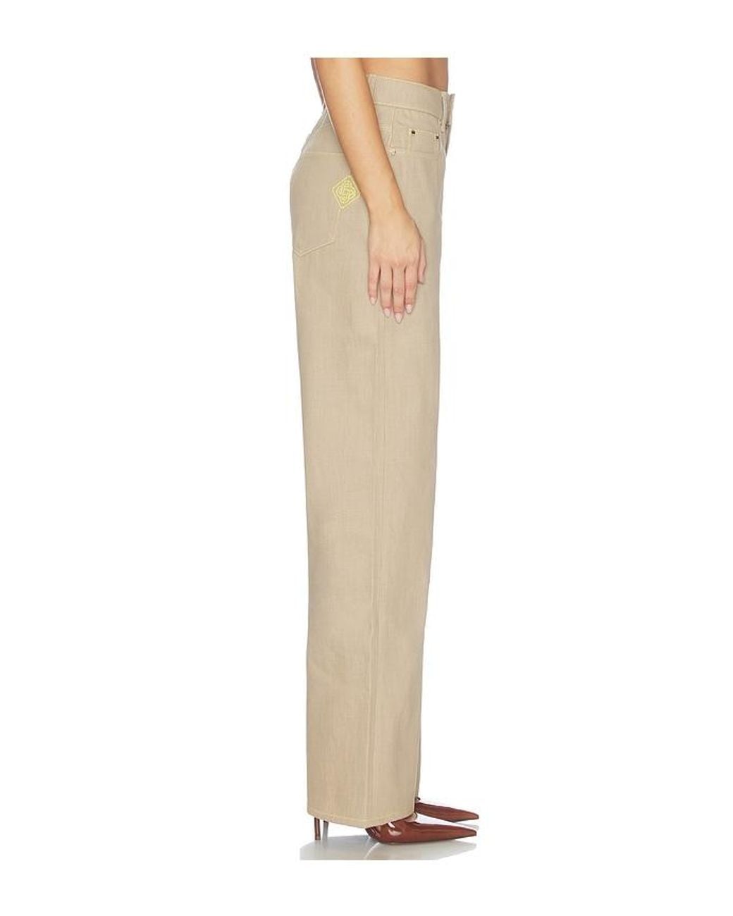 Casablanca Natural Desert Canvas Denim Jeans