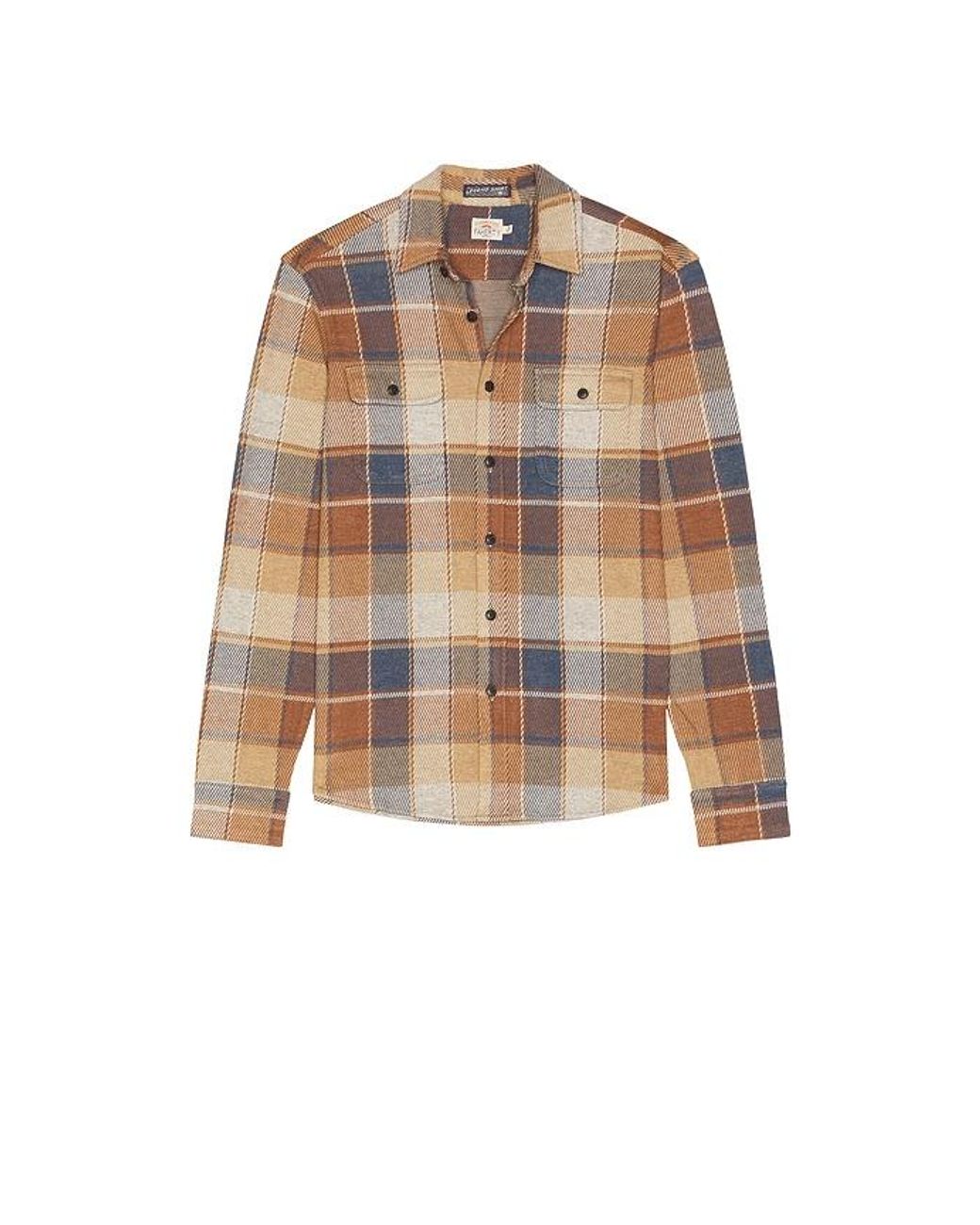 Faherty Brand Blue Legend Sweater Shirt for men