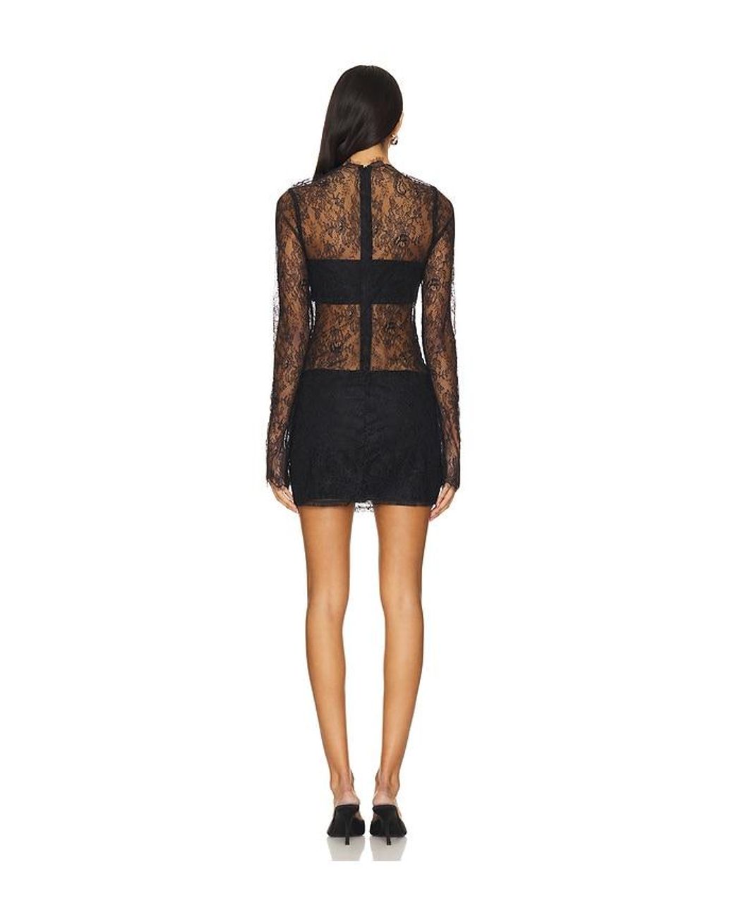 Lovers + Friends Black Allegre Mini Dress