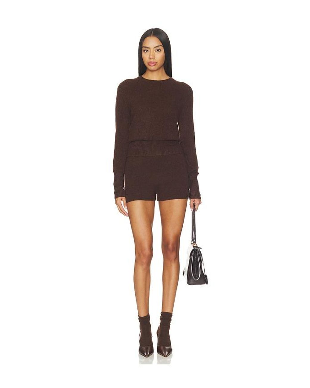 W. Cashmere Black Gracie Shorts