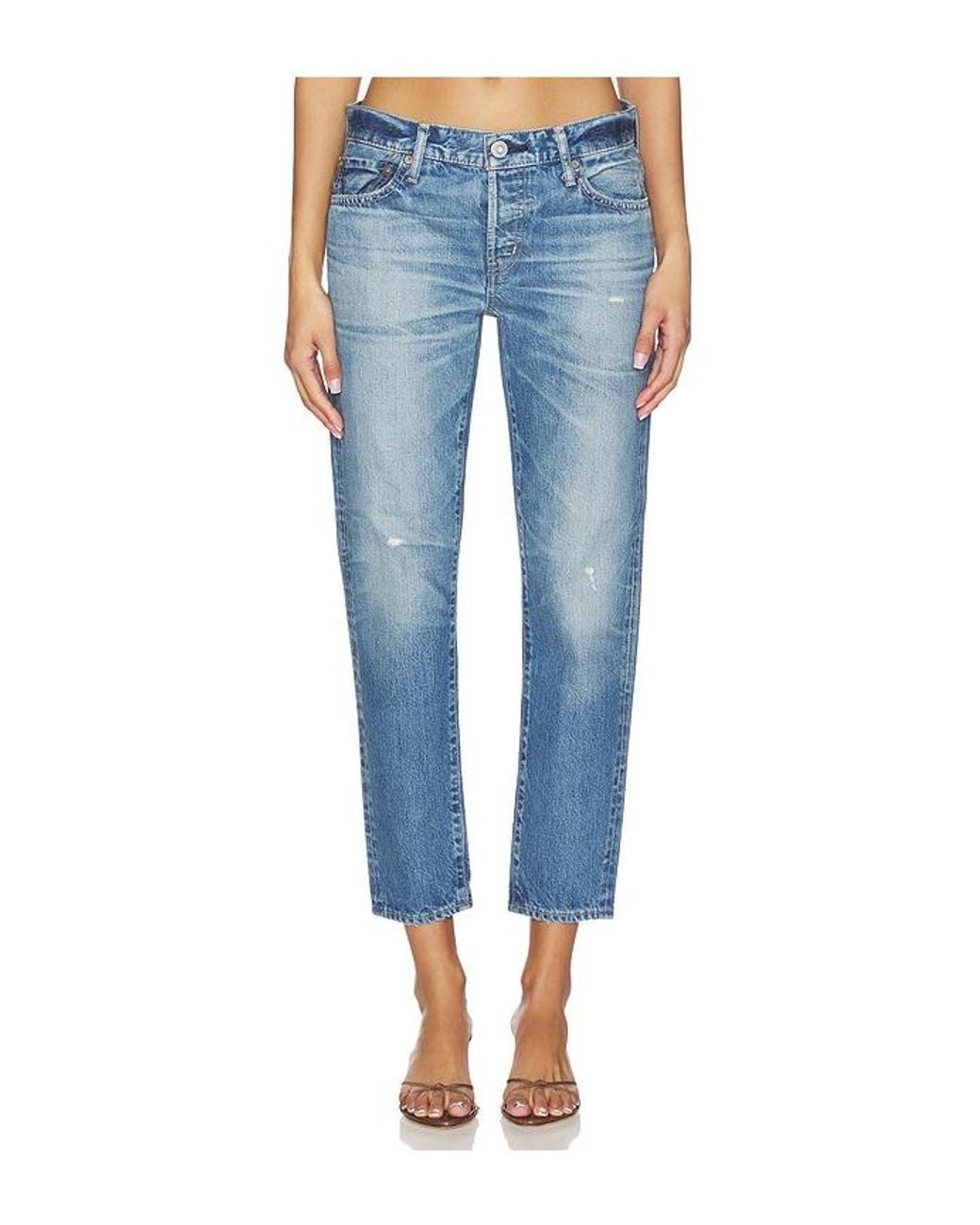 Moussy Blue Wrentham Tapered Jeans