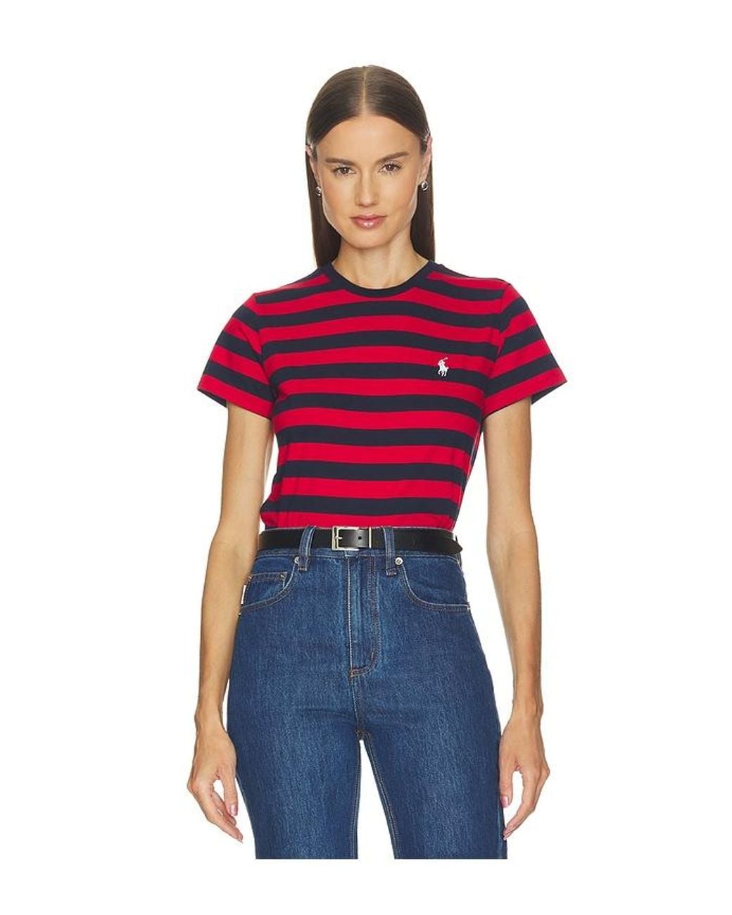 Polo Ralph Lauren Red Cotton Jersey Short Sleeve Crew Neck T-Shirt
