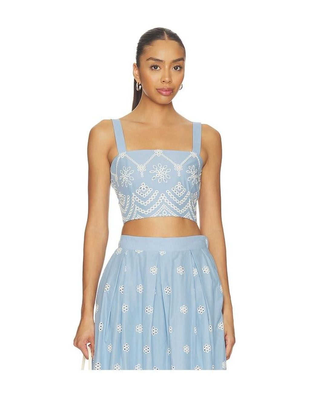 MISA Los Angles Blue Lois Top