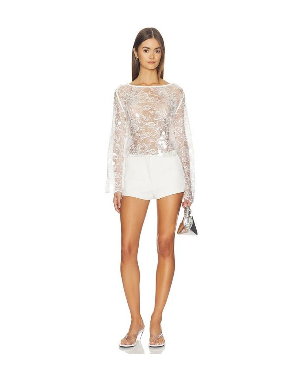 Lovers + Friends White Mally Top