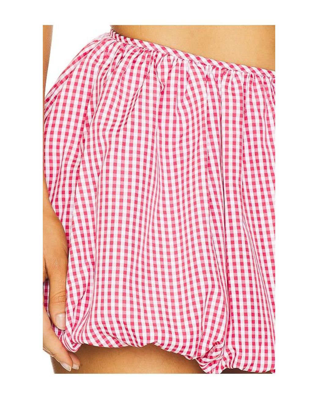 MORE TO COME Pink Meera Mini Bubble Skirt