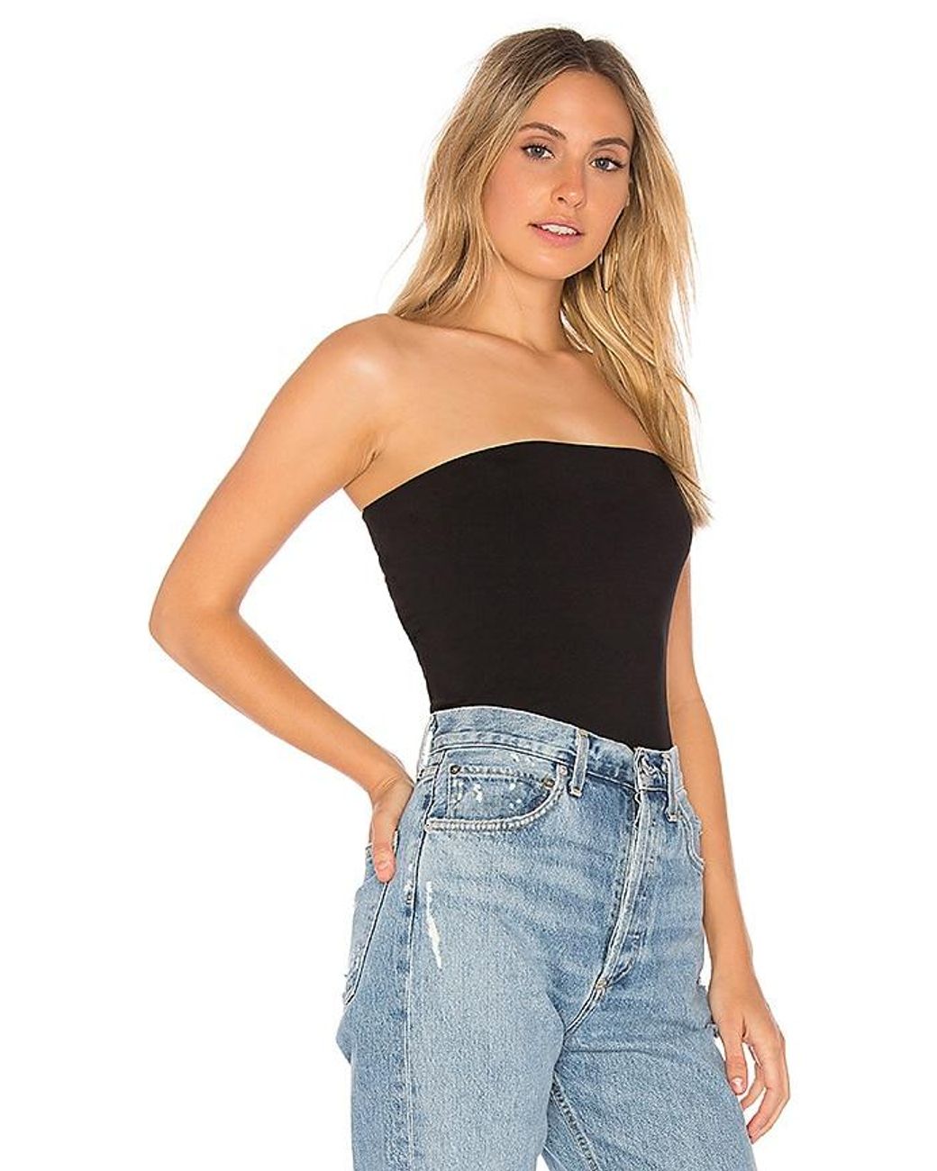 Susana Monaco Blue Essential Tube Top