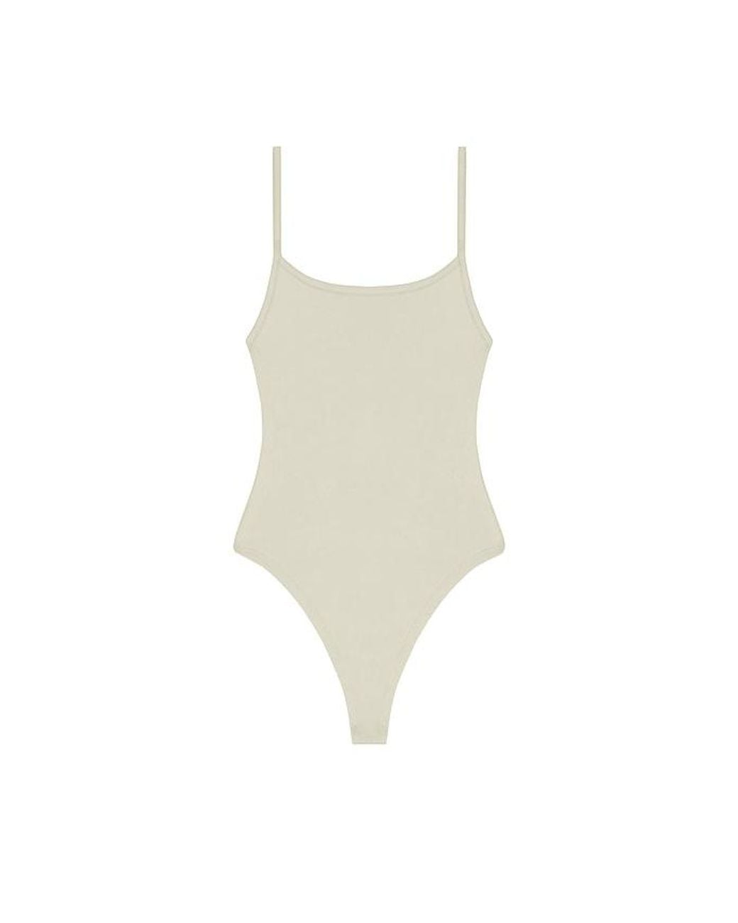 GRLFRND Natural Open-Back Bodysuit