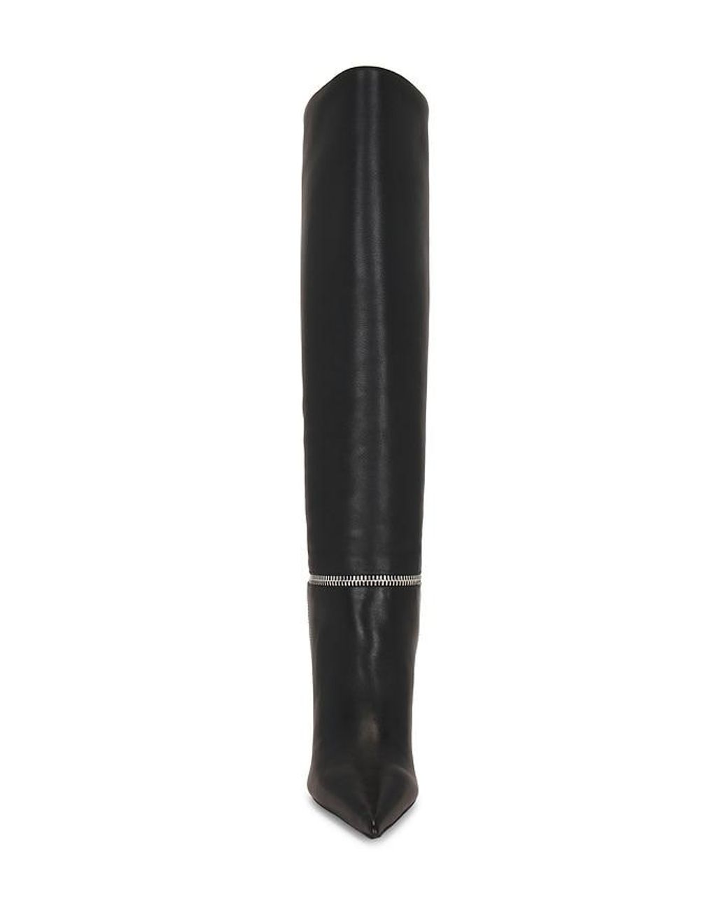 Alexander Wang Black Akilia Zip Slouch Leather Boot