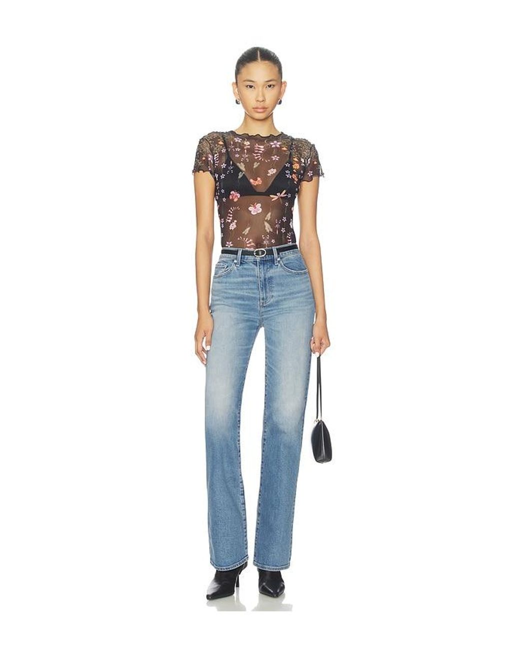 Pistola Blue Evie High Rise Slim Boot Jeans
