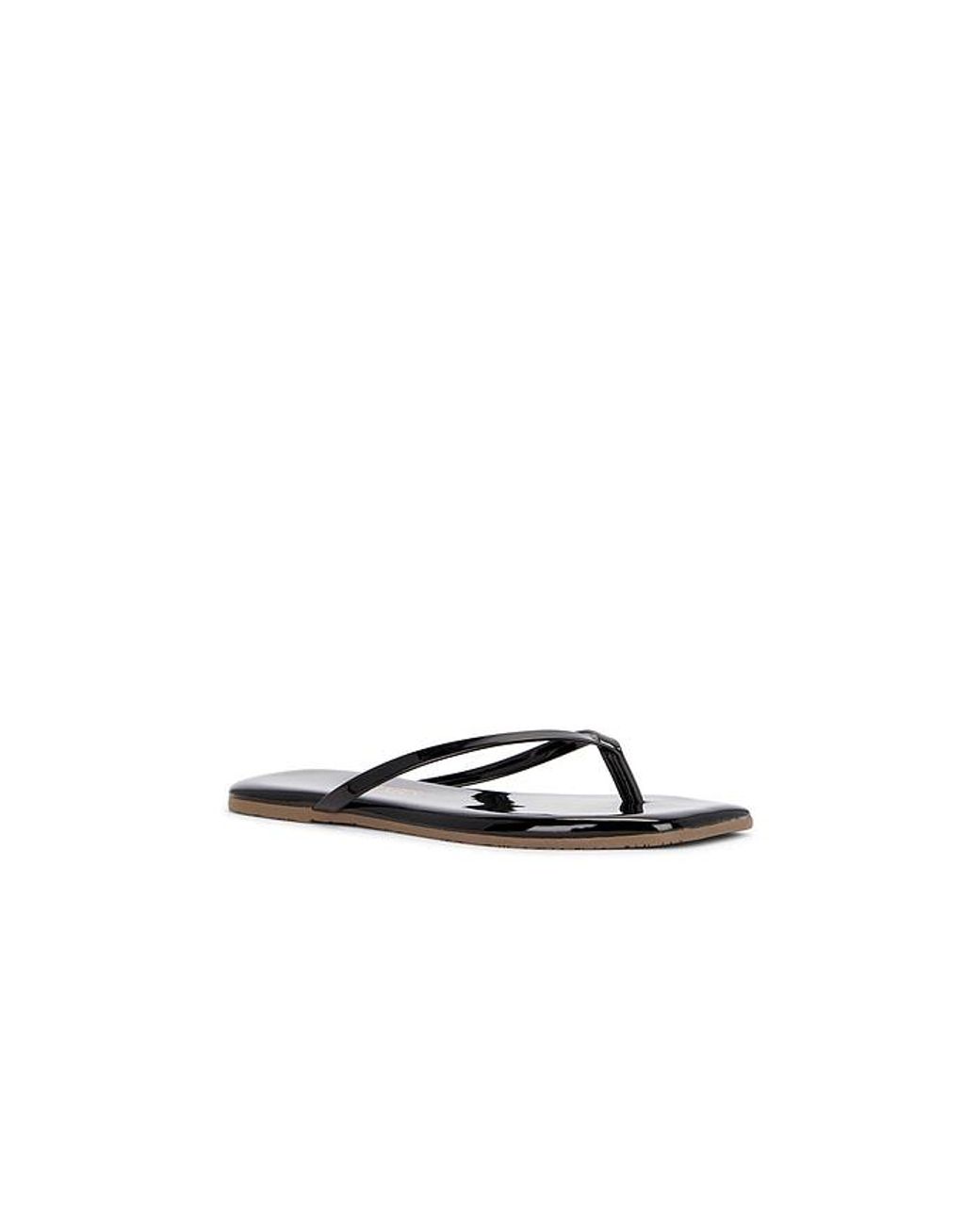 TKEES Black Sandale Square Toe Lily
