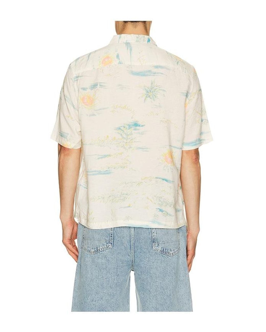 AllSaints Blue Breezer Shirt for men