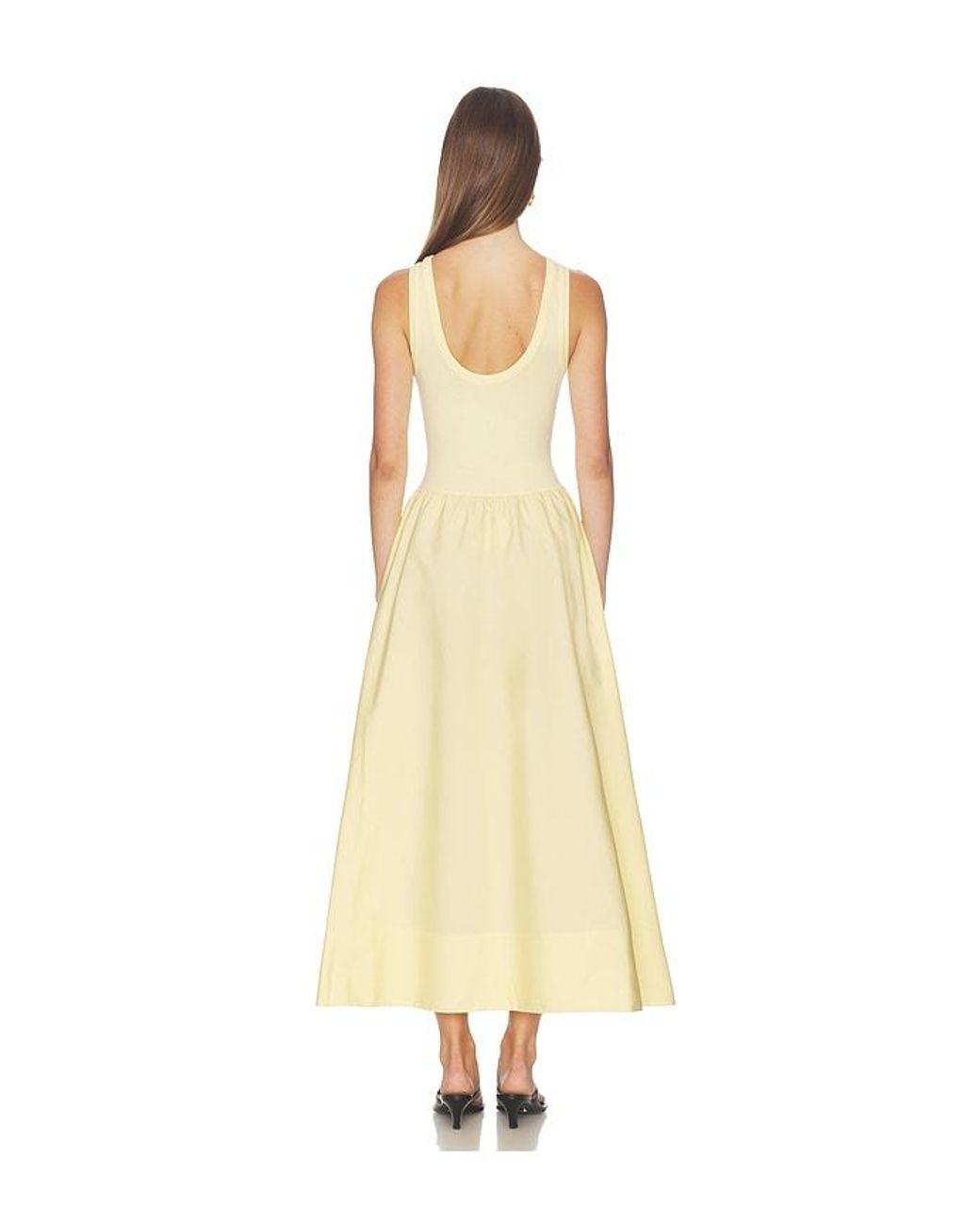 Polo Ralph Lauren Natural Crew Neck Sleeveless Fit And Flare Dress