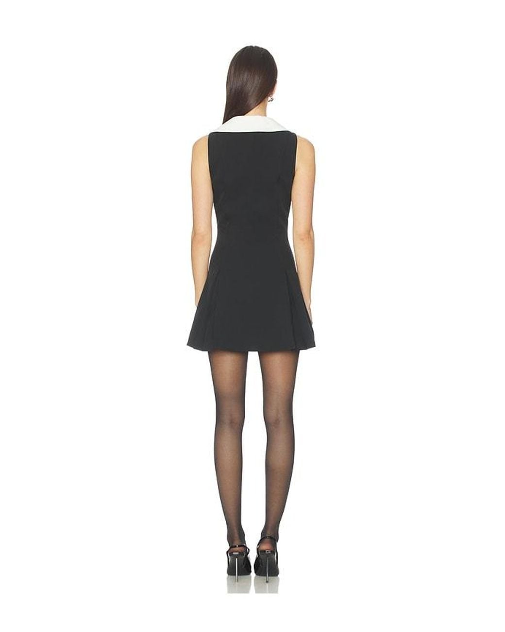 MORE TO COME Black Jordan Mini Dress