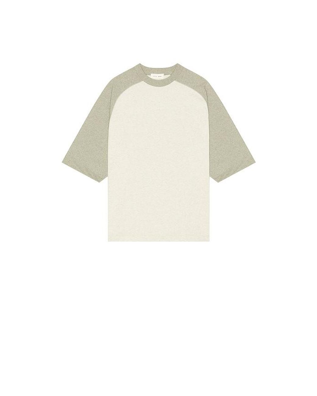 Fear Of God White Signature Baseball Tee for men