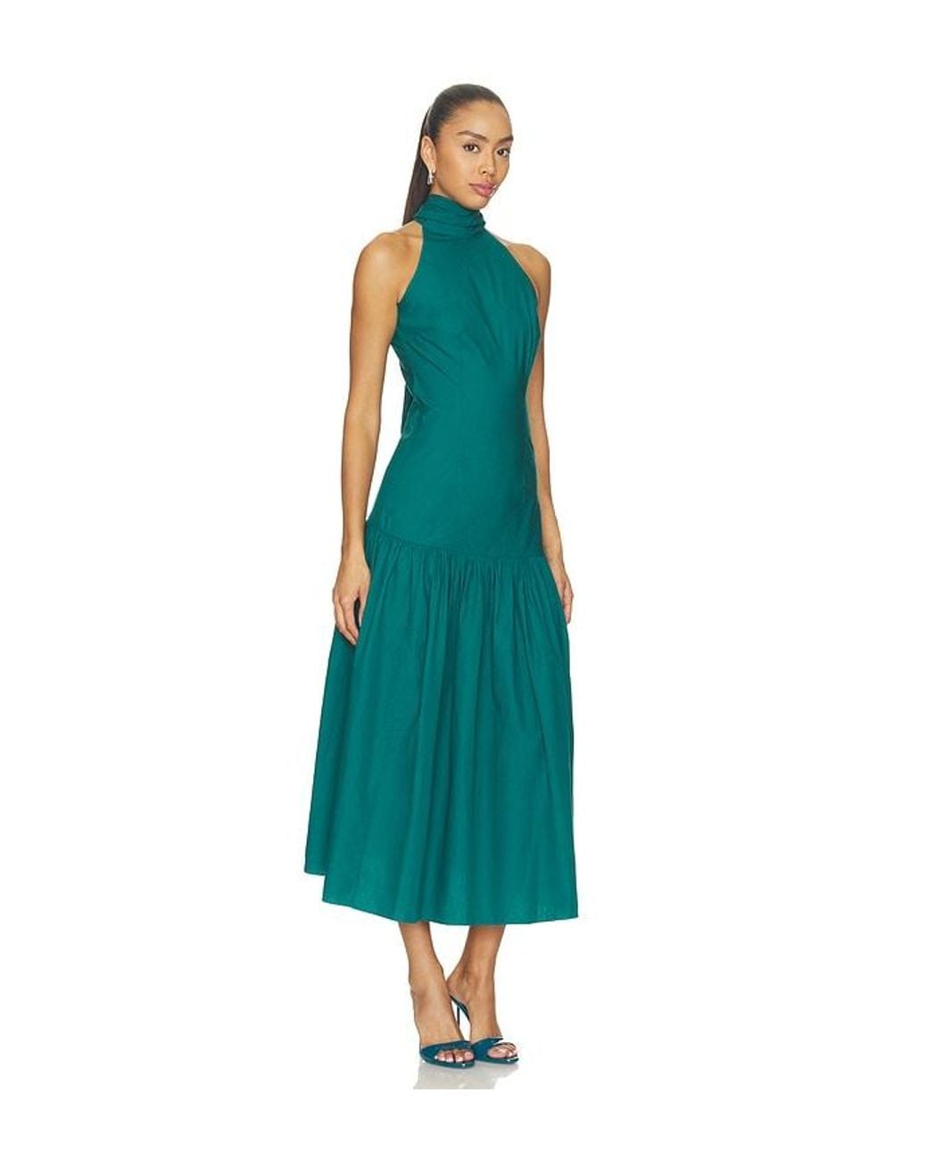 Azeeza Blue Indira Midi Dress