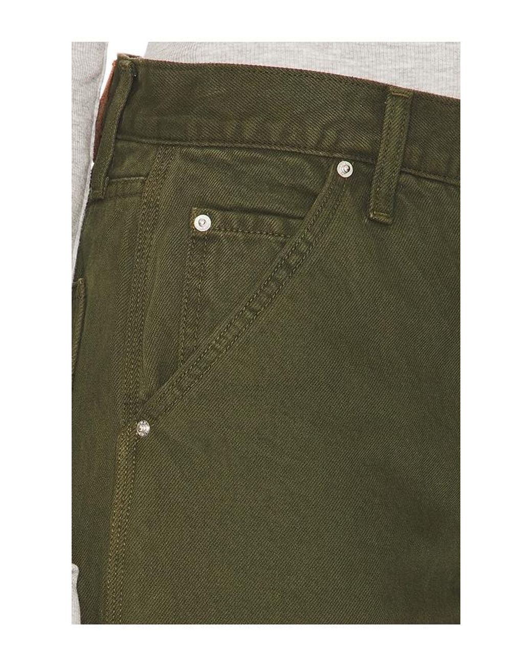 GRLFRND Green Bella Low Rise Boyfriend Utility