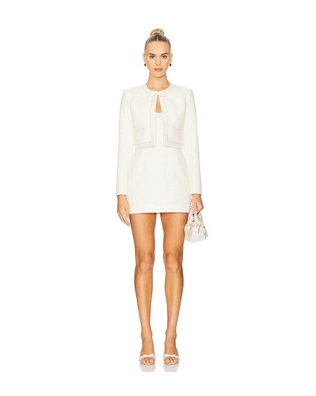LoveShackFancy White Jacke Ralphette