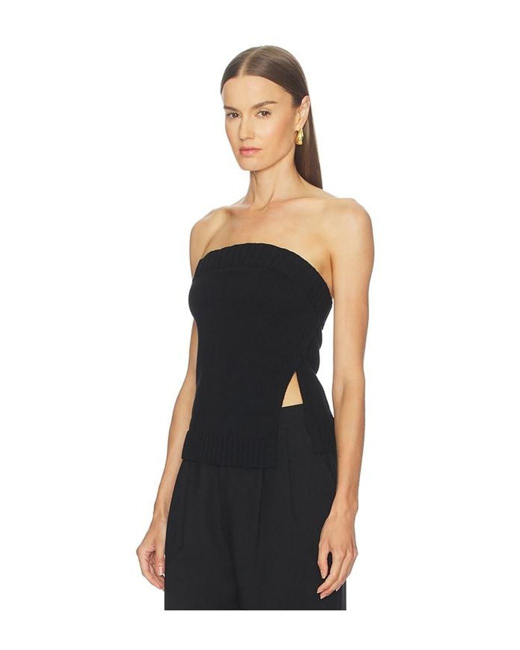 Cult Gaia Black Lou Top