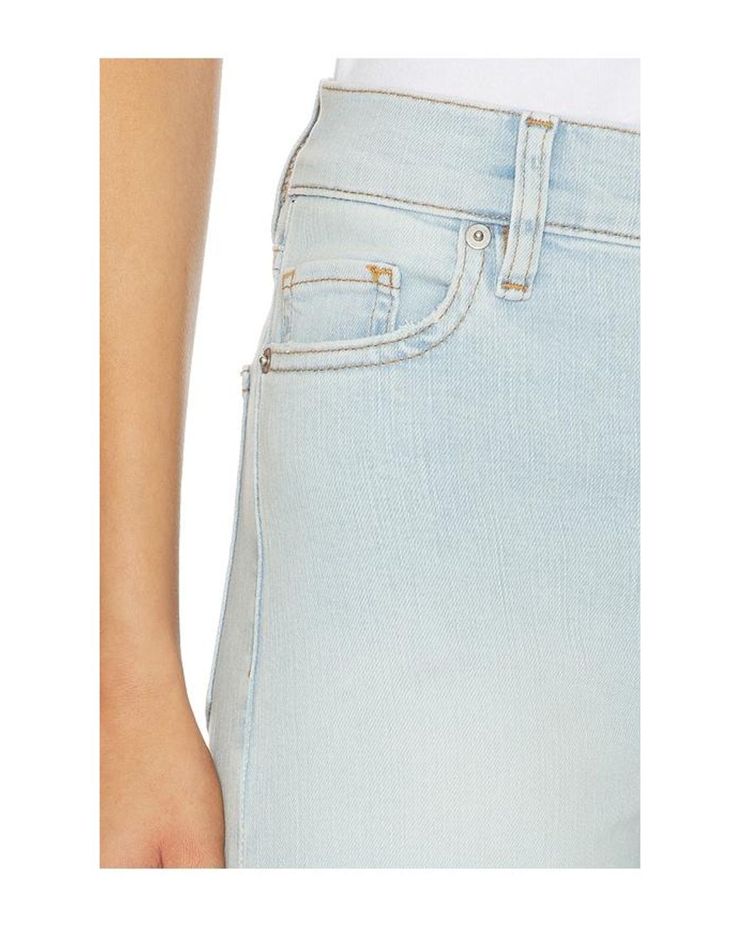 FRAME Blue Le Slim Palazzo Jeans