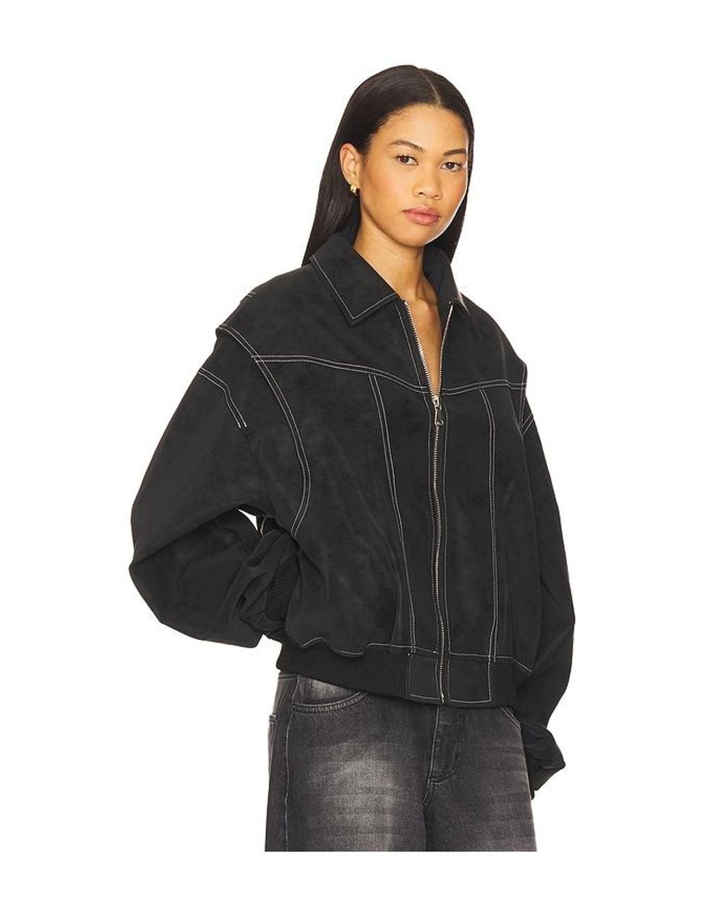 Lioness Black Vista Bomber Jacket