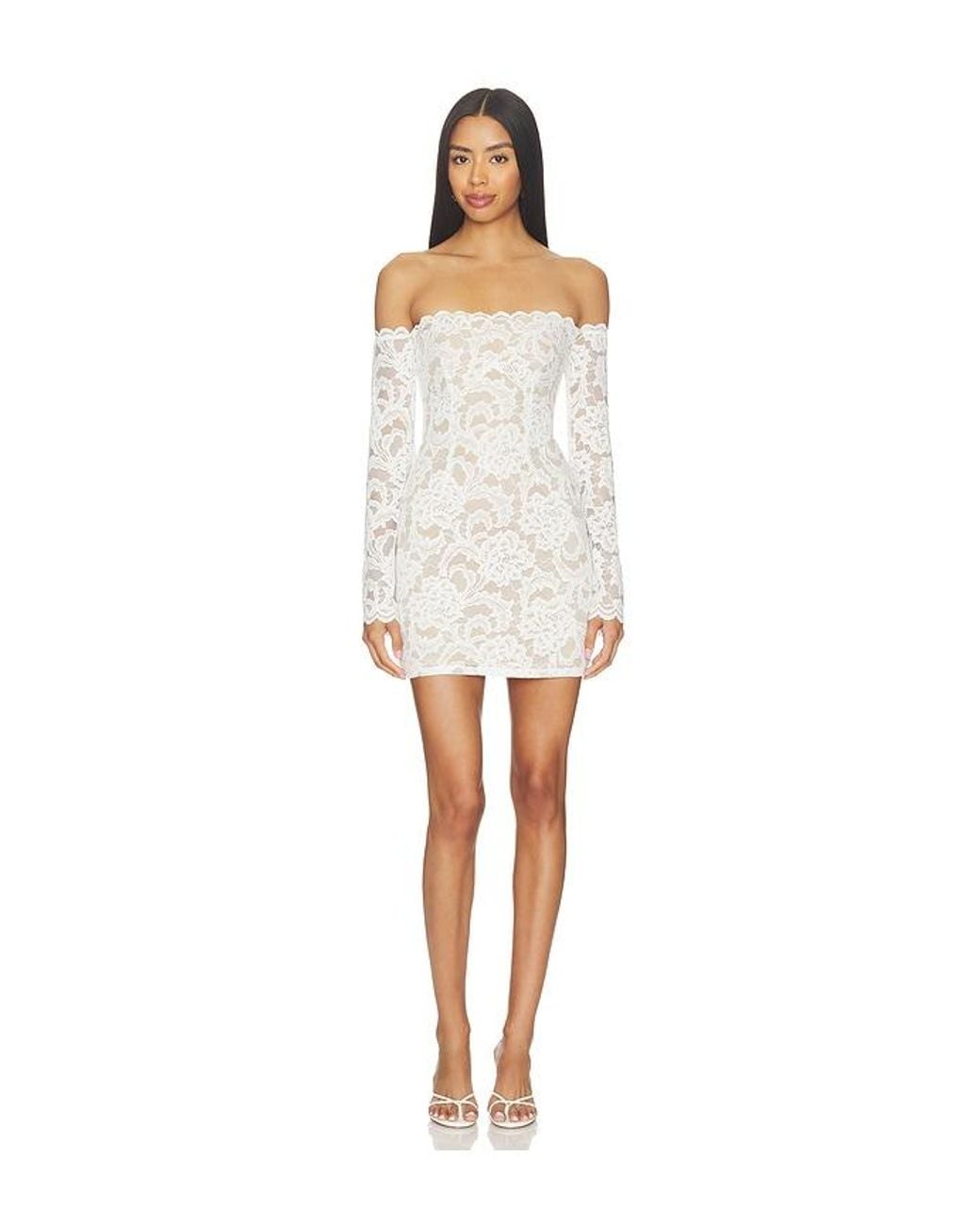 Nookie White Alessia Mini Dress