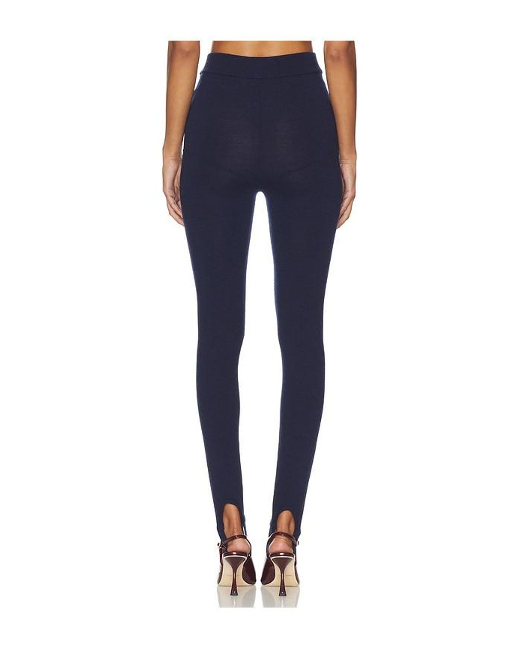 AYA MUSE Blue Knit Leggings