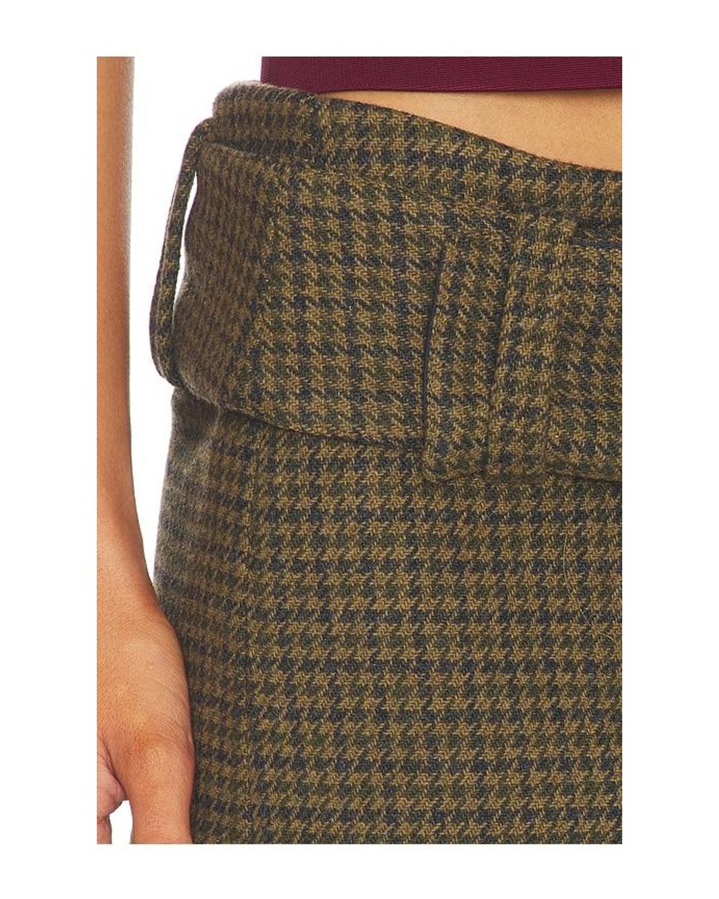 FRANÃOISE Brown Clover Skirt