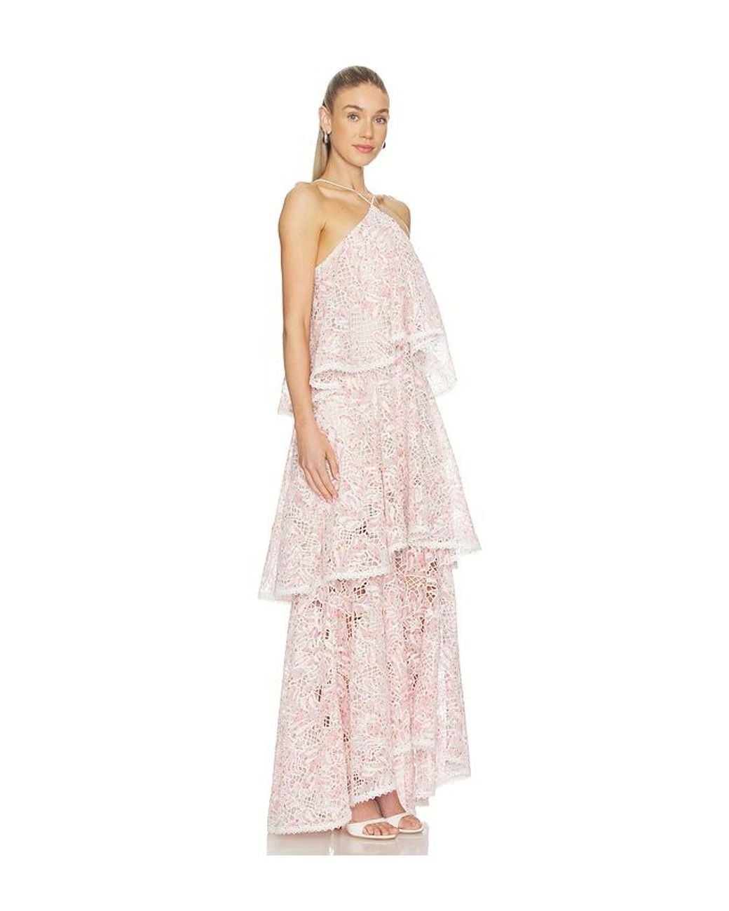 Elliatt Multicolor Valencia Tiered Gown