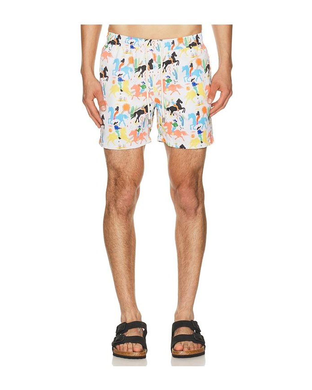 ARRELS Barcelona Multicolor Cowboy X Simmon Said Classic Swim Shorts for men