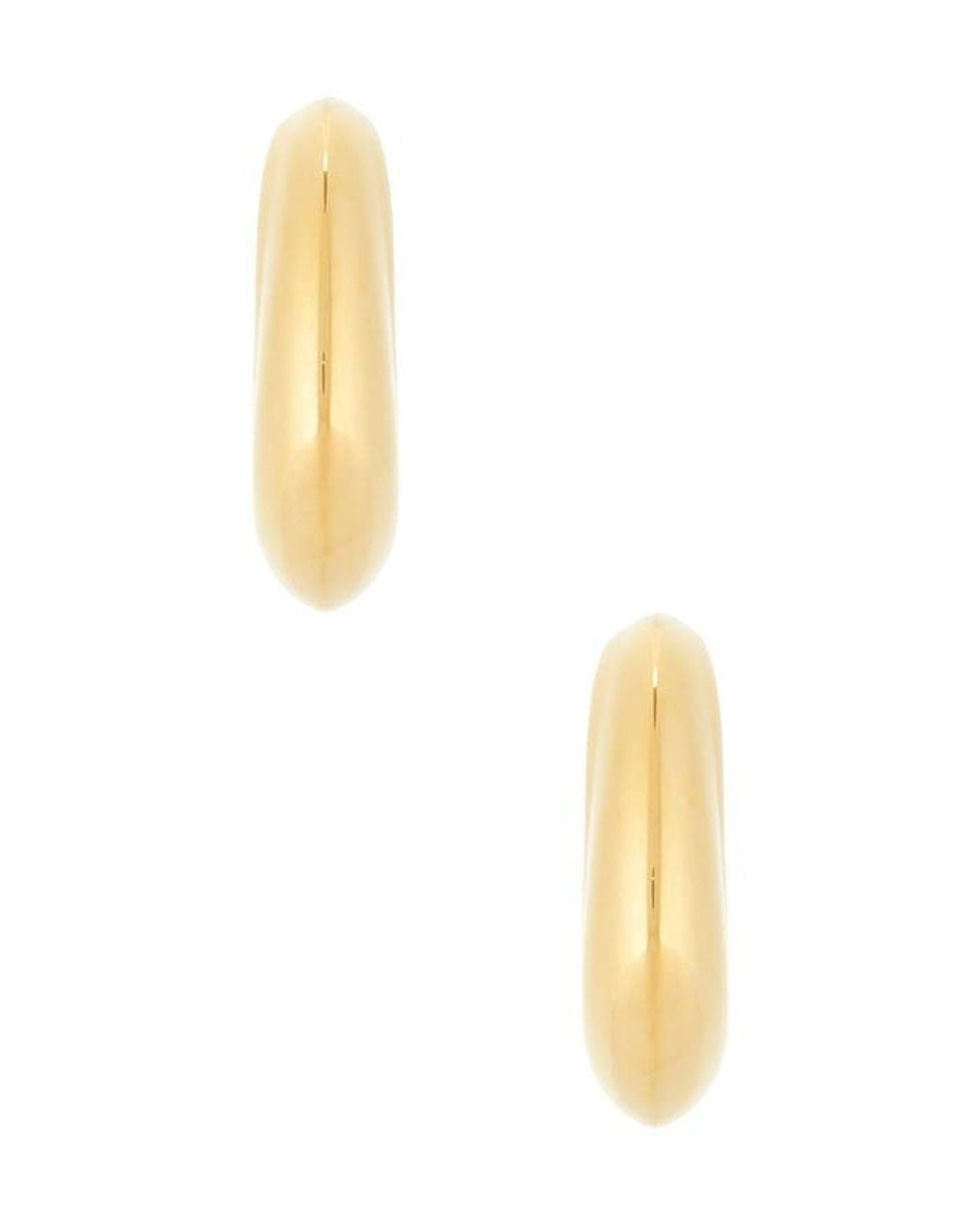 Casa Clara Metallic Cliffs Hoop Earrings