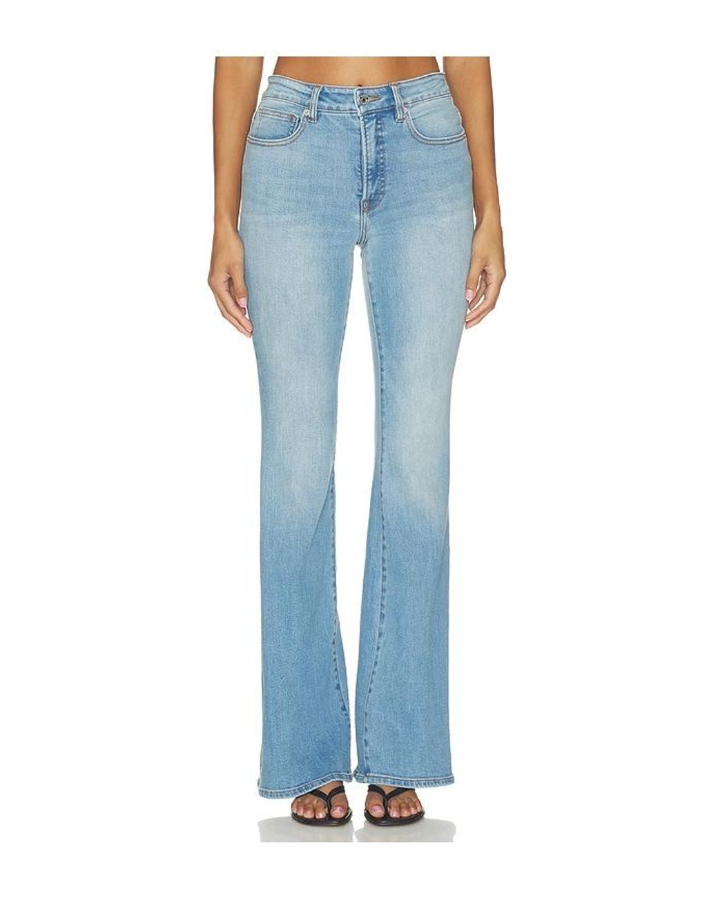 GOOD AMERICAN Blue Good Legs Flare Jeans