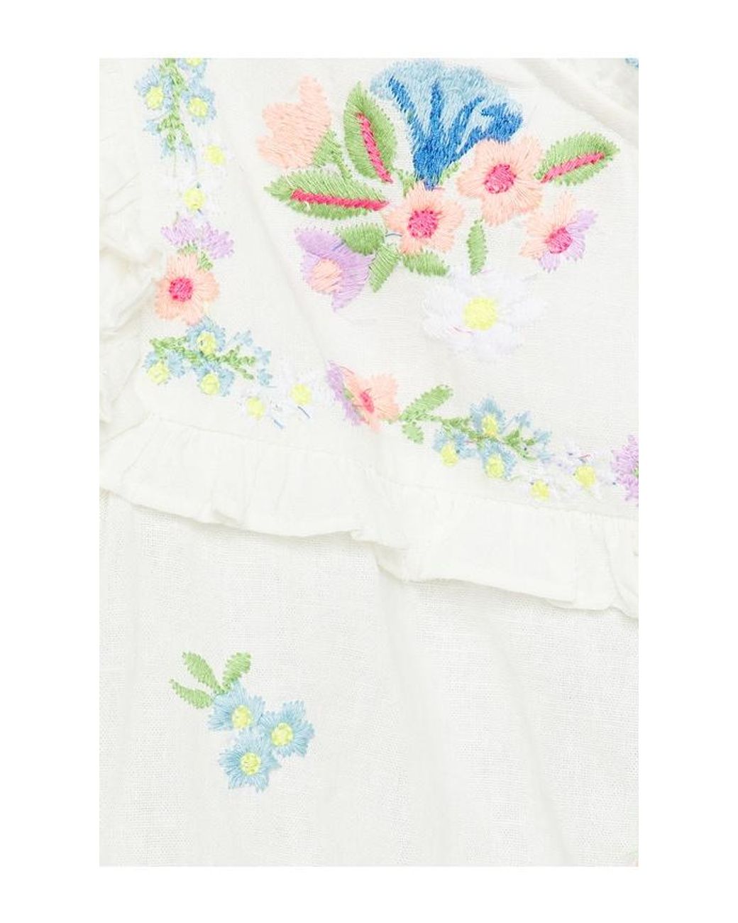 Show Me Your Mumu White Romey Top