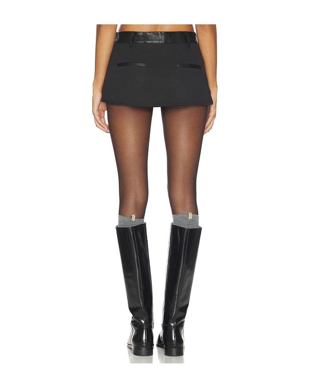 Lioness Black Rhode Mini Skirt