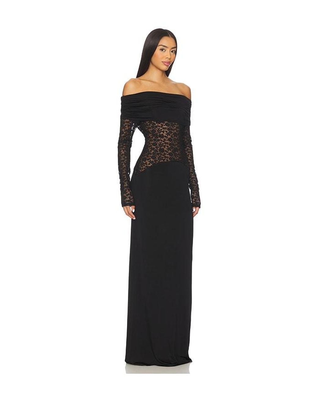Lovers + Friends Black Heidi Gown