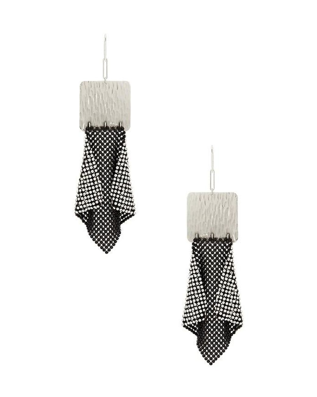 Isabel Marant Black Ava Long Earrings