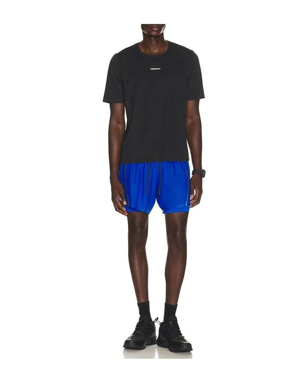 lululemon athletica Blue Fast And Free Airflow Running Short 6 for men