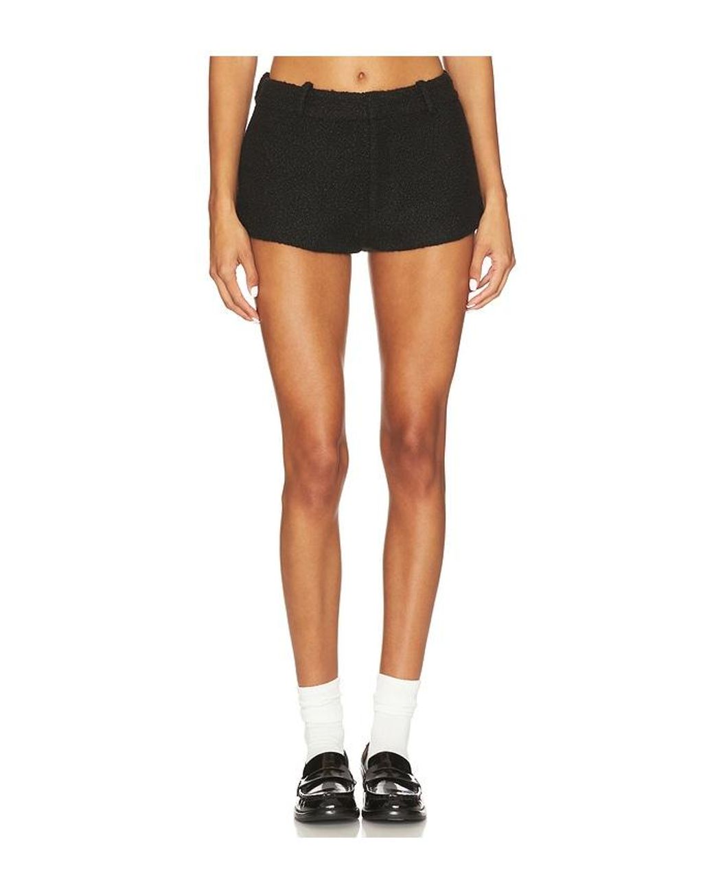 Amanda Uprichard Black Caresse Shorts