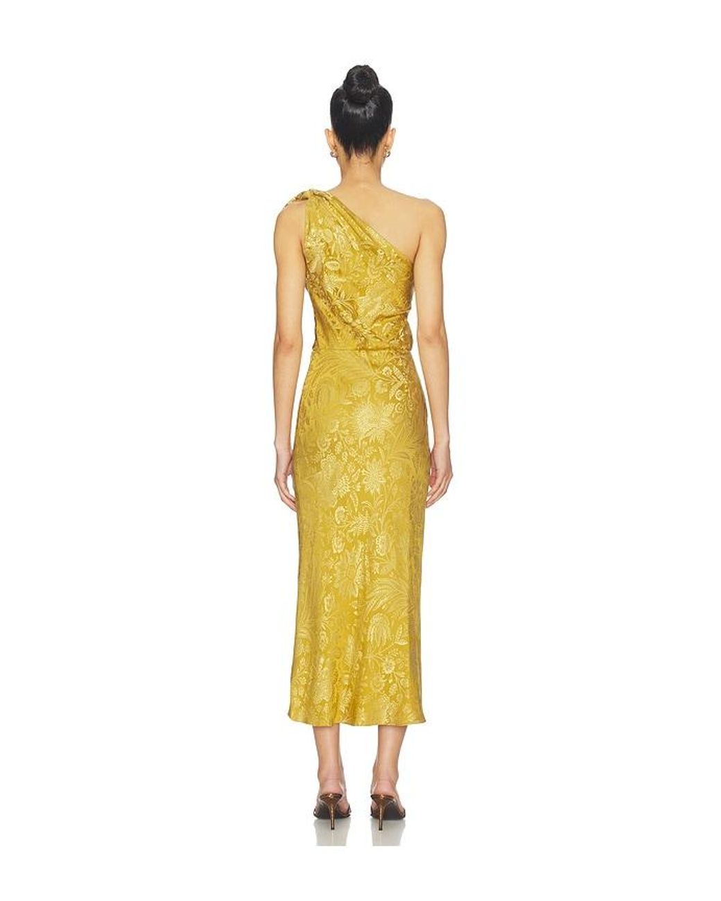 Veronica Beard Yellow Grycen Dress