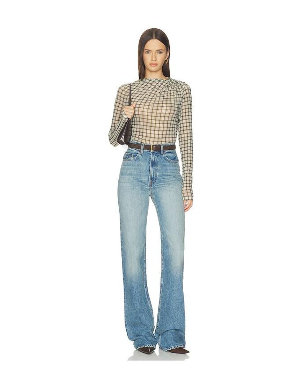 Veronica Beard Blue Nuvina Top